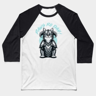 The Elder's Fur | Video Game | Cat | Hero | Gaming Icon | Pop Culture Baseball T-Shirt